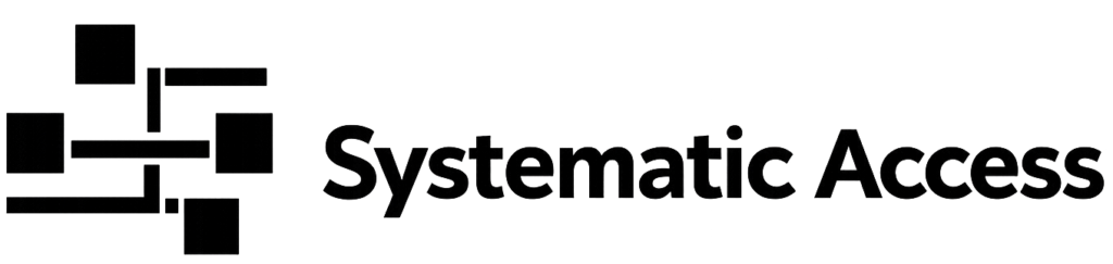 Systematic Access logo, the systems and productivity brand of Blind Accessibility Tips